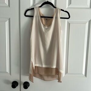 100% Silk Layered Sleeveless Blouse